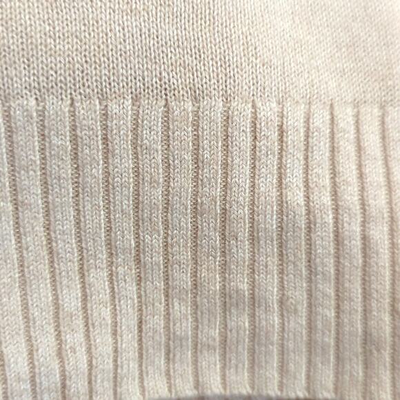 Club Monaco Boat Neck Ribbed Lightweight Linen Minimalist Sweater - Picture 5 of 5